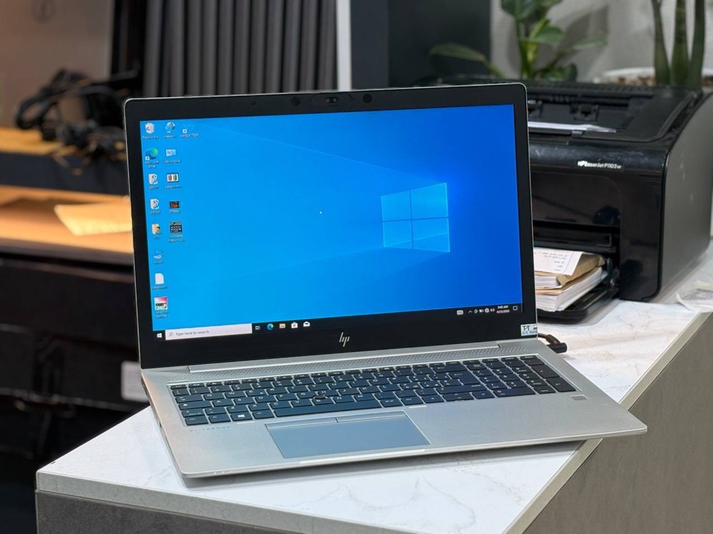 لپتاپ HP elite book 755 G5 ryzen7-2700U 16gb ddr4 256gb ssd 1gb-AMD 15'6 inch FHD