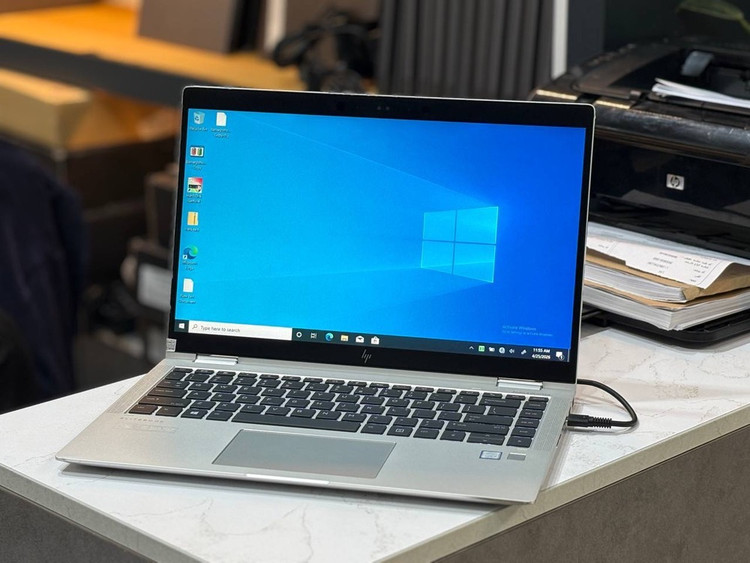 لپتاپ HP elite book 1040 G5 i5-8250U 16gb ddr4 256gb ssd Intel UHD 14'1 inch FHD X360 touch