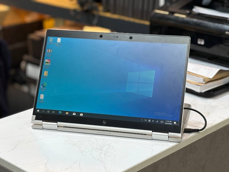 لپتاپ HP elite book 1040 G5 i5-8250U 16gb ddr4 256gb ssd Intel UHD 14'1 inch FHD X360 touch