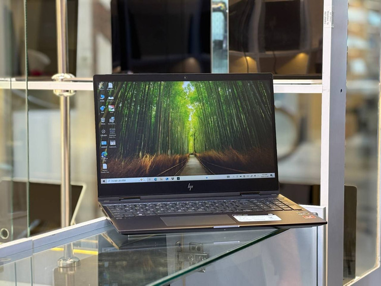 لپتاپ HP ENVY 15 ryzen5-2500U 8gb ddr4 256gb ssd 2gb-vega8 15'6 inch FHD touch x360