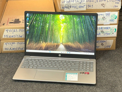لپتاپ HP LAPTOP 15S ryzen7-7735HS 16gb ddr4 512gb ssd AMD512 15'6 INCH FHD