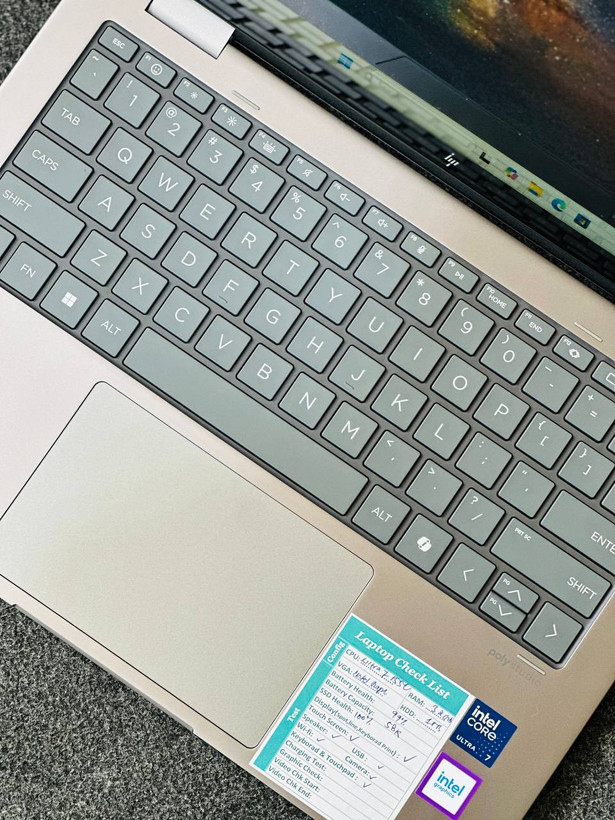 لپ تاپ استوک HP Envy x360 14 Core Ultra 7 155U رم 32 گیگ SSD 1 ترابایت