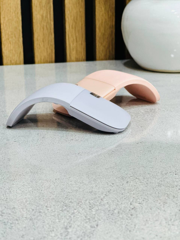 Microsoft Arc Mouse Original رنگ Lilac و Soft Pink